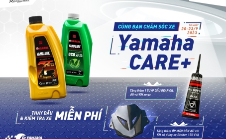 YAMAHA CARE+ CÙNG BẠN CHĂM SÓC XE