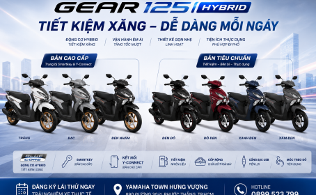 Yamaha Gear 125 Hybrid – Mẫu xe tay ga thực dụng cho đô thị hiện đại