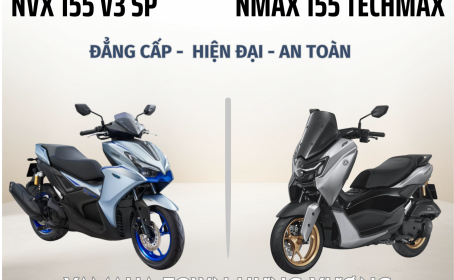 Chênh nhau 10 triệu đồng giữa Yamaha NMAX 155 Tech Max hay NVX 155 SP: Xe nào phù hợp với bạn?