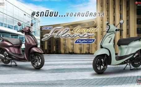 Không chỉ tiết kiệm xăng, Yamaha Grand Filano Hybrid 2026 còn gây chú ý với loạt màu mới cực đẹp