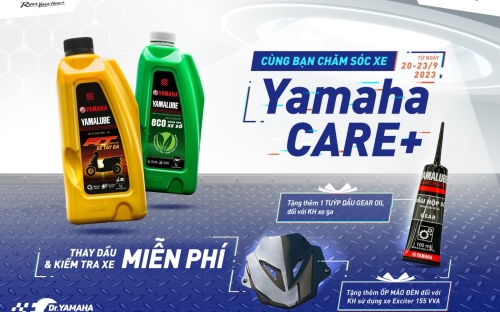 YAMAHA CARE+ CÙNG BẠN CHĂM SÓC XE