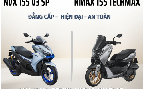 Chênh nhau 10 triệu đồng giữa Yamaha NMAX 155 Tech Max hay NVX 155 SP: Xe nào phù hợp với bạn?