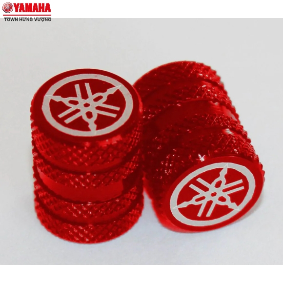 Bộ nắp van lốp xe (đỏ)